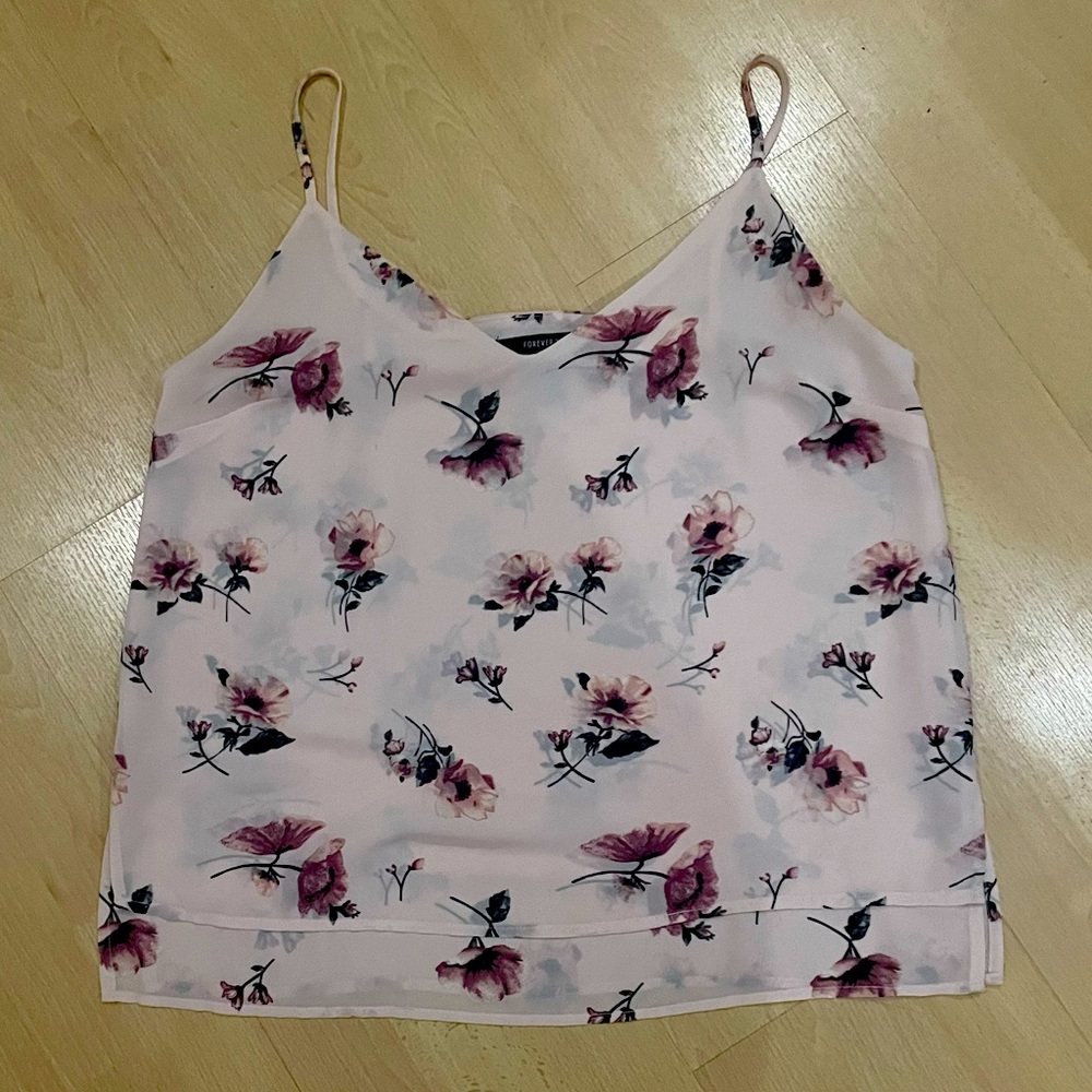 Spaghetti strap tank top